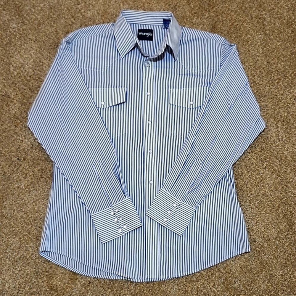 Mens Wrangler Button Up